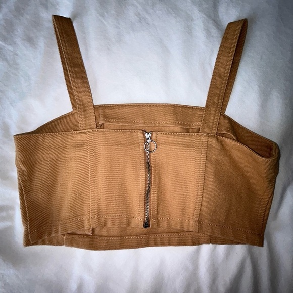 Cropped button tank - Picture 4 of 4